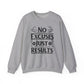 No Excuses Just Results Gym Crewneck Sweatshirt