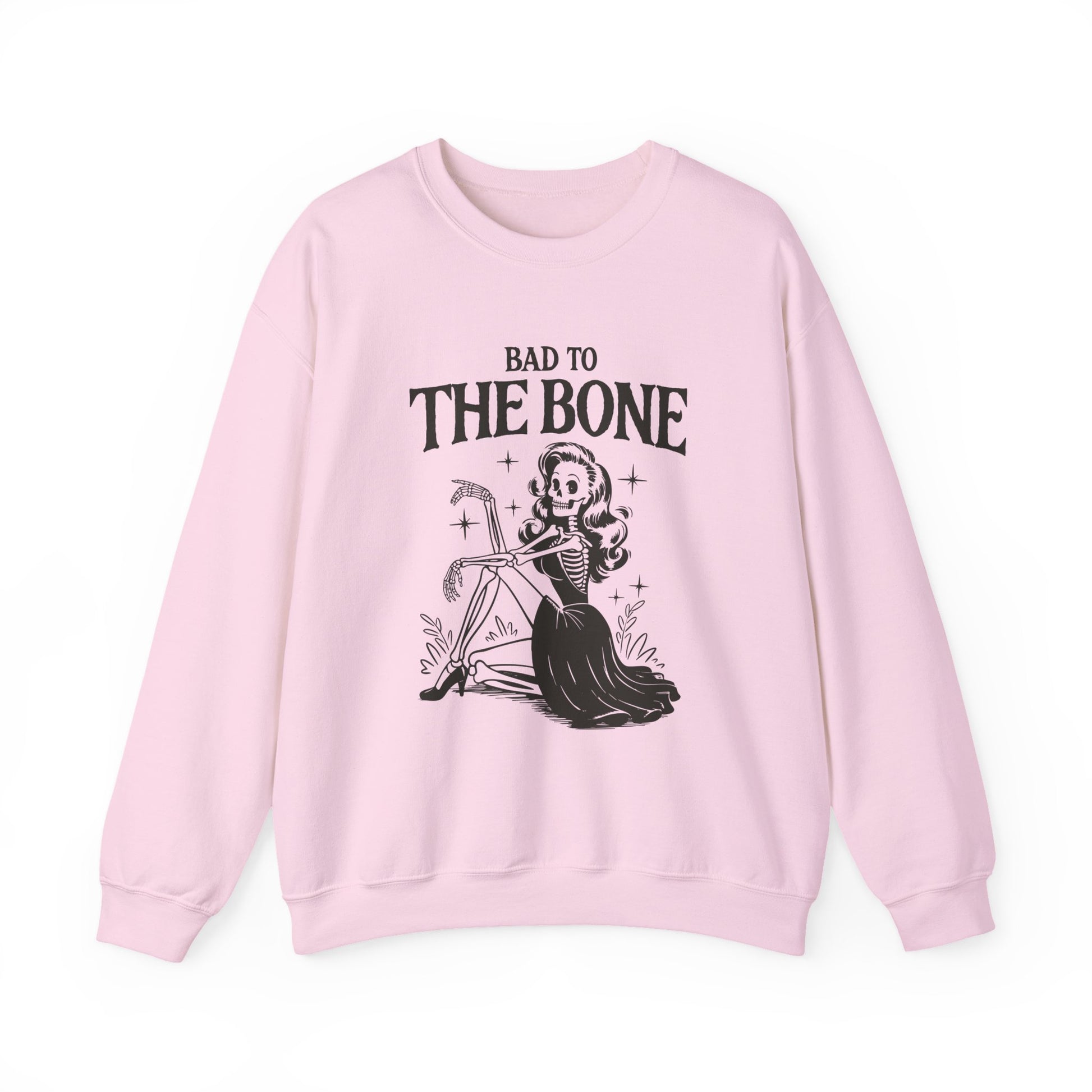 Bad to the Bone Halloween Crewneck Sweatshirt - Samberule