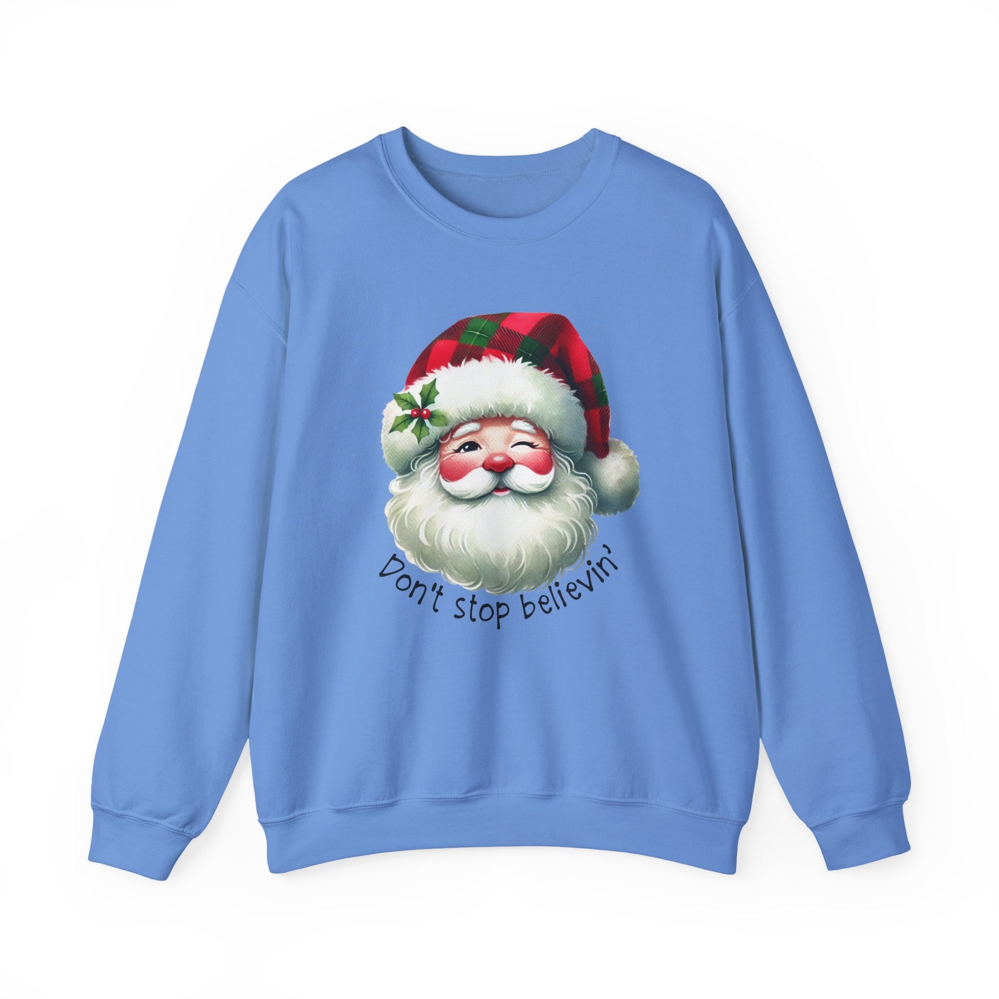 Stop Believin' Christmas Crewneck Sweatshirt - Samberule