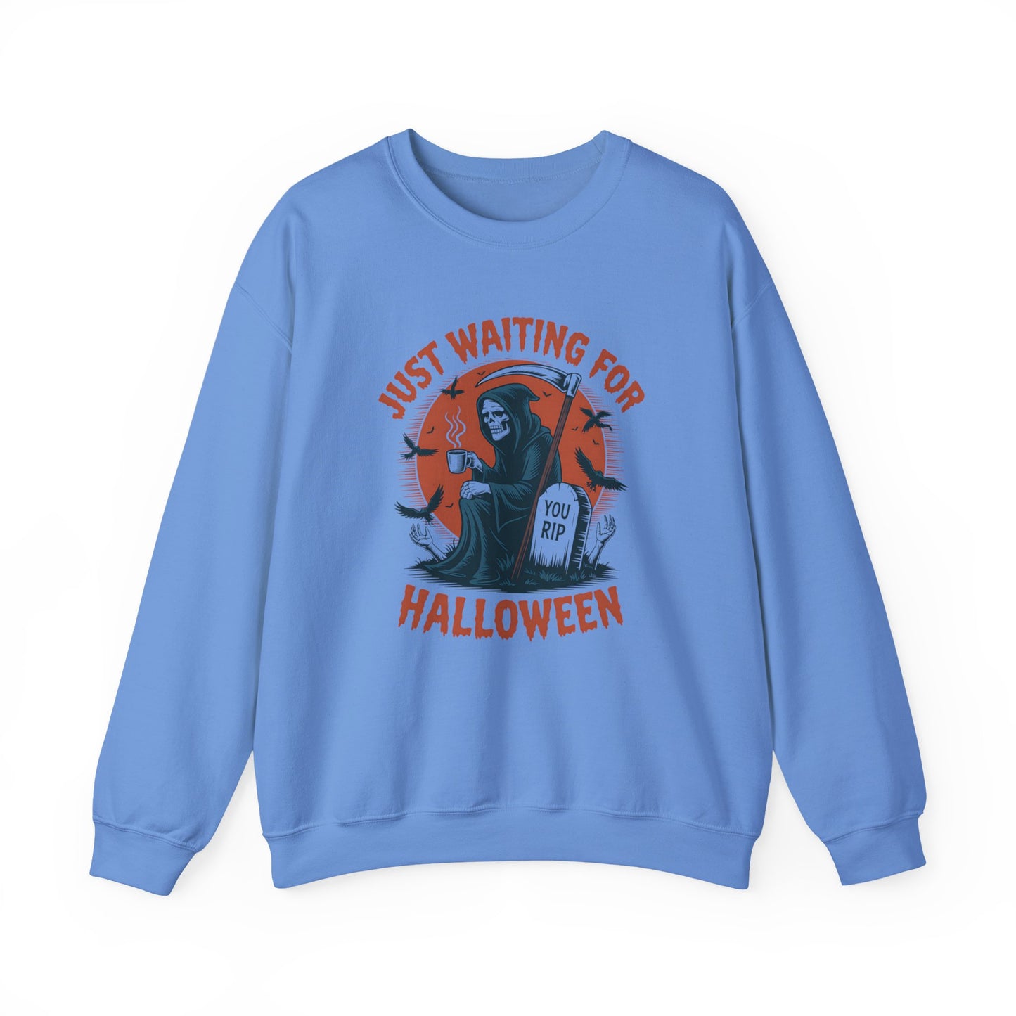 Just Waiting for Halloween Crewneck Sweatshirt - Samberule