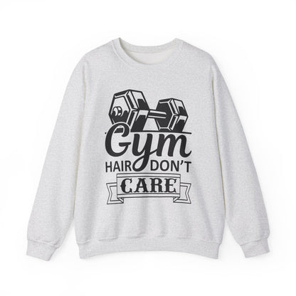 Gym Hair Don't Care Gym Crewneck Sweatshirt