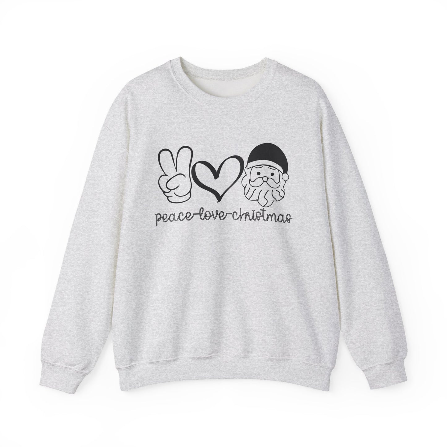Peace Love Christmas Crewneck Sweatshirt