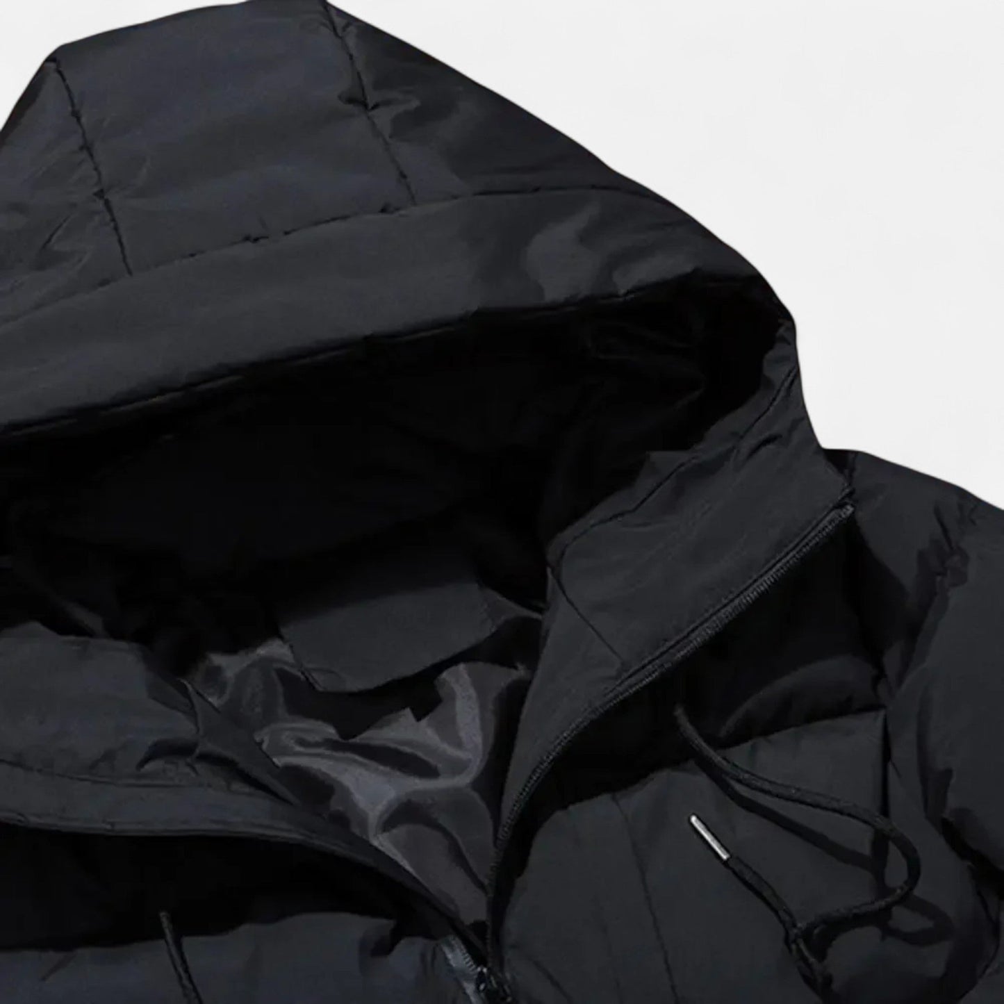 Men's Classic Hooded Puffer Jacket – Essential Cold Weather Layer