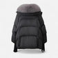 Women’s Puffer Jacket with Fur-Collar - Samberule