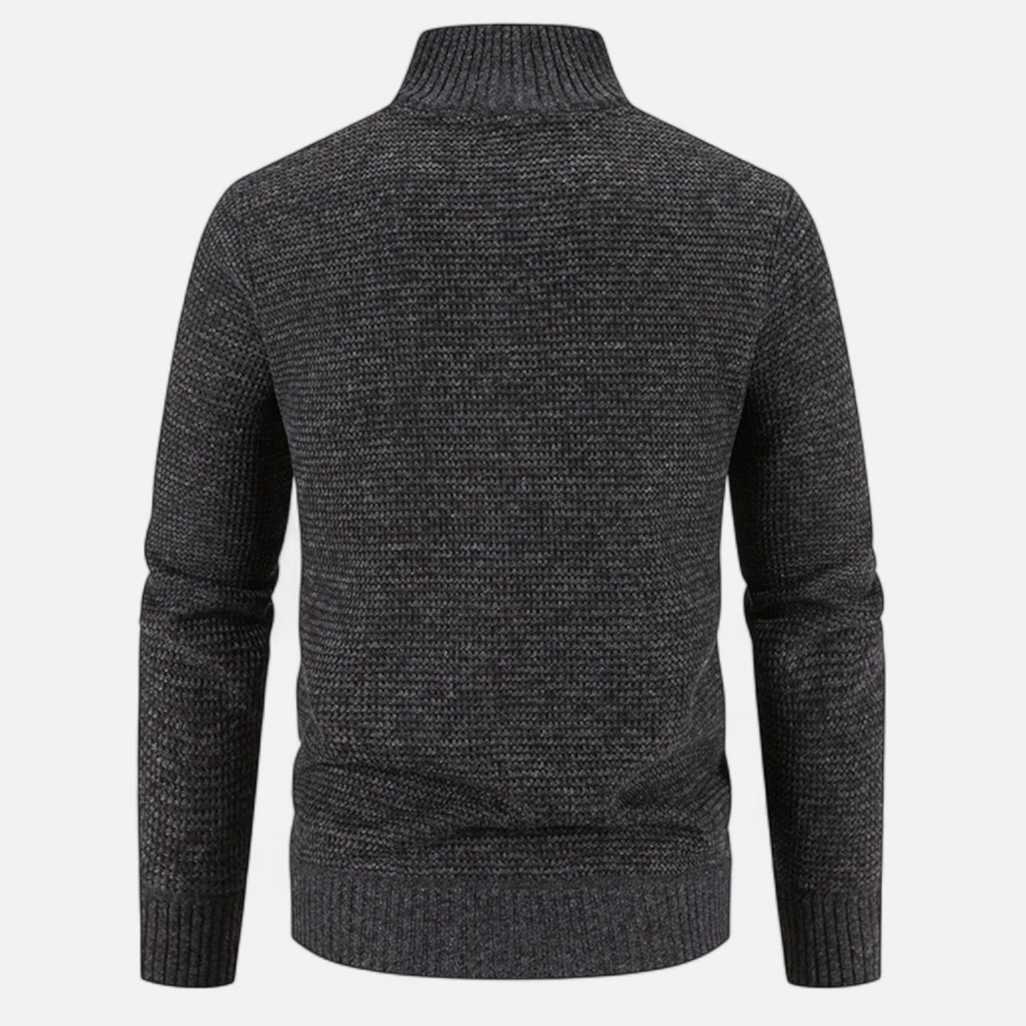 Men's Fleece Patchwork Jacket with Stand Collar