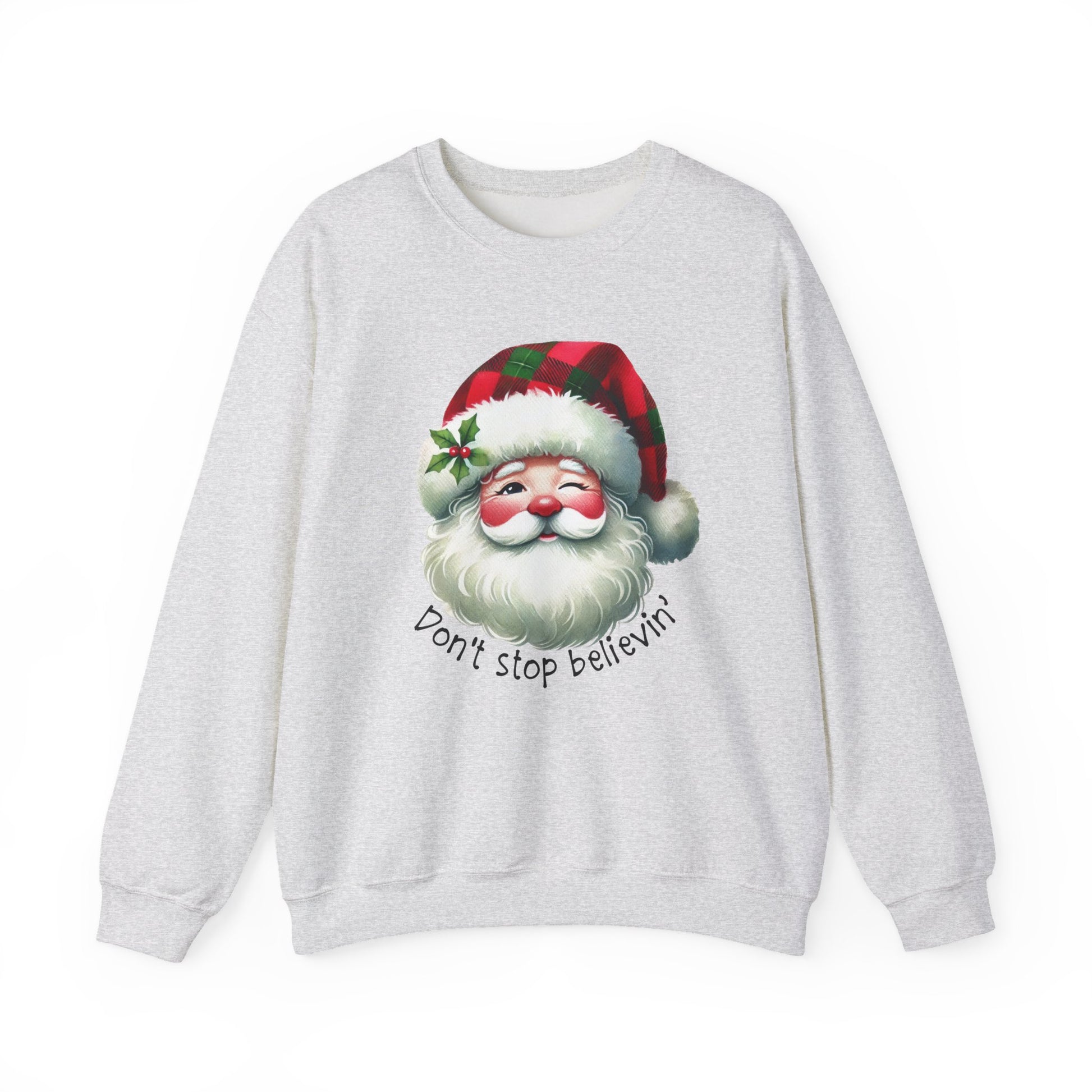 Stop Believin' Christmas Crewneck Sweatshirt - Samberule
