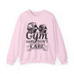 Gym Hair Don't Care Gym Crewneck Sweatshirt
