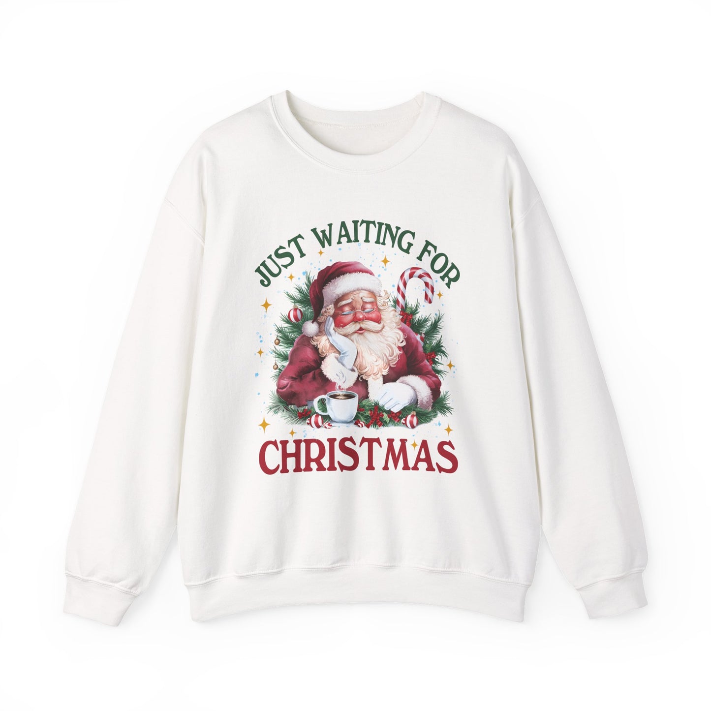 Just Waiting for Christmas Crewneck Sweatshirt