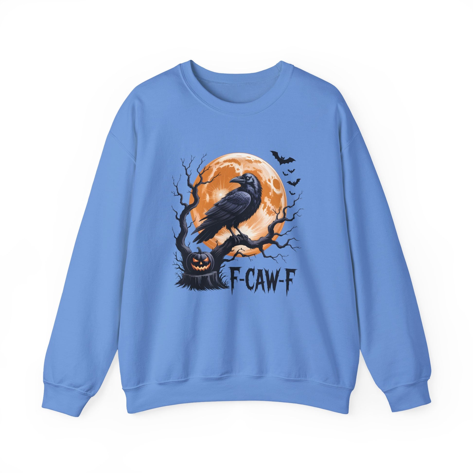 Black Crow F-Caw-F Halloween Crewneck Sweatshirt - Samberule