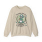 The Ghoul Runs on Caffeine and Sarcasm Halloween Crewneck Sweatshirt - Samberule
