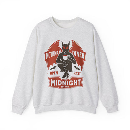 Mothman Diner Halloween Crewneck Sweatshirt - Samberule
