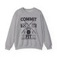 Commit To Be Fit Gym Crewneck Sweatshirt