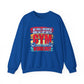 I Will Never Back Up With Gym We Just Seem To Workout Gym Crewneck Sweatshirt