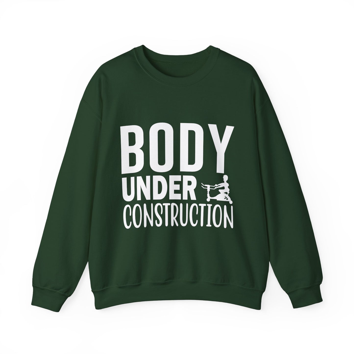 Body Under Construction Gym Crewneck Sweatshirt