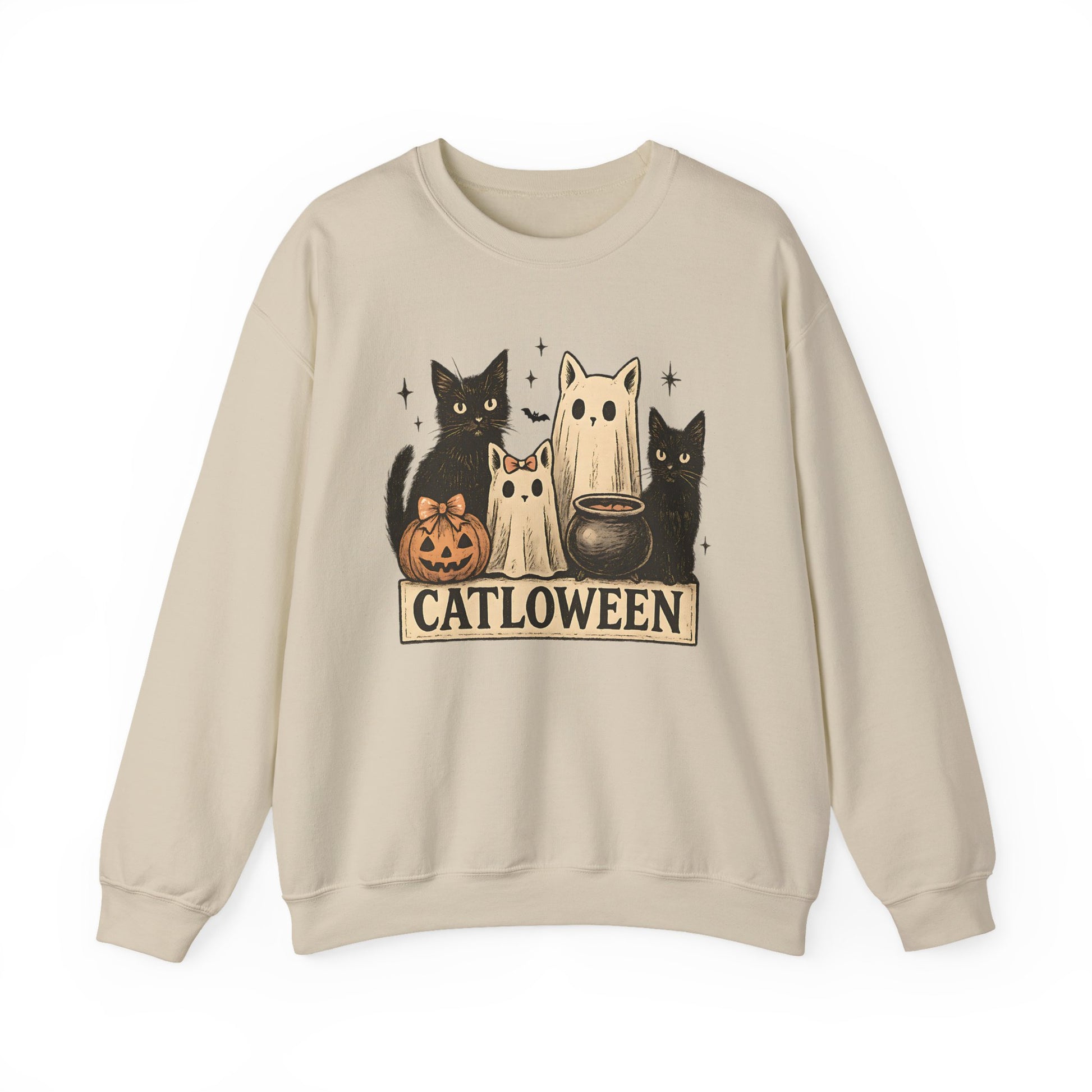 Catloween Halloween Crewneck Sweatshirt - Samberule