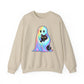 Ghost Cat Halloween Crewneck Sweatshirt - Samberule
