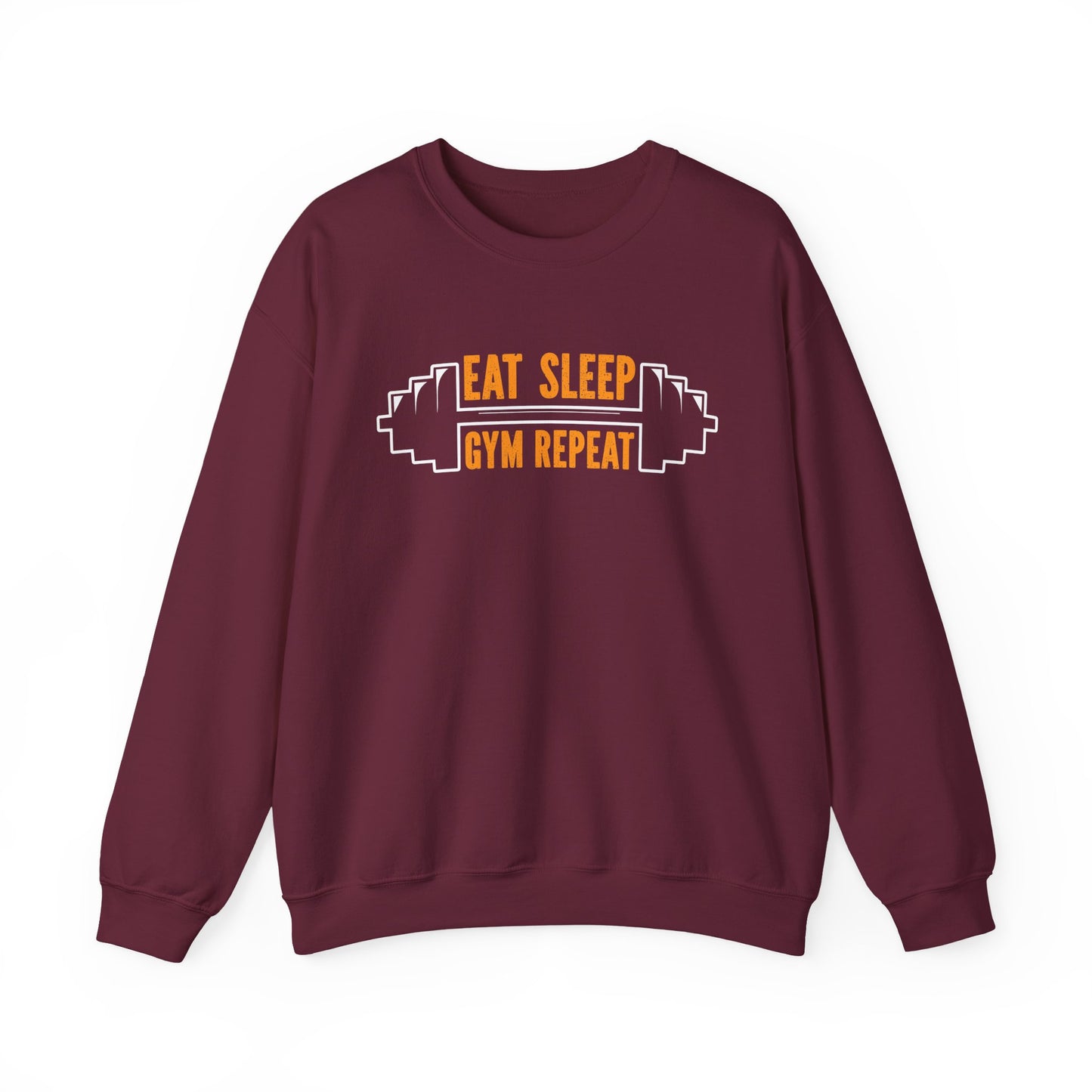 Eat Sleep Gym Repeat Gym Crewneck Sweatshirt