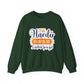 'The Harder You Work the Luckier You Get' Motivational Crewneck Sweatshirt