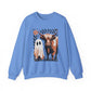 Halloween Ghost & Cow Halloween Crewneck Sweatshirt - Samberule