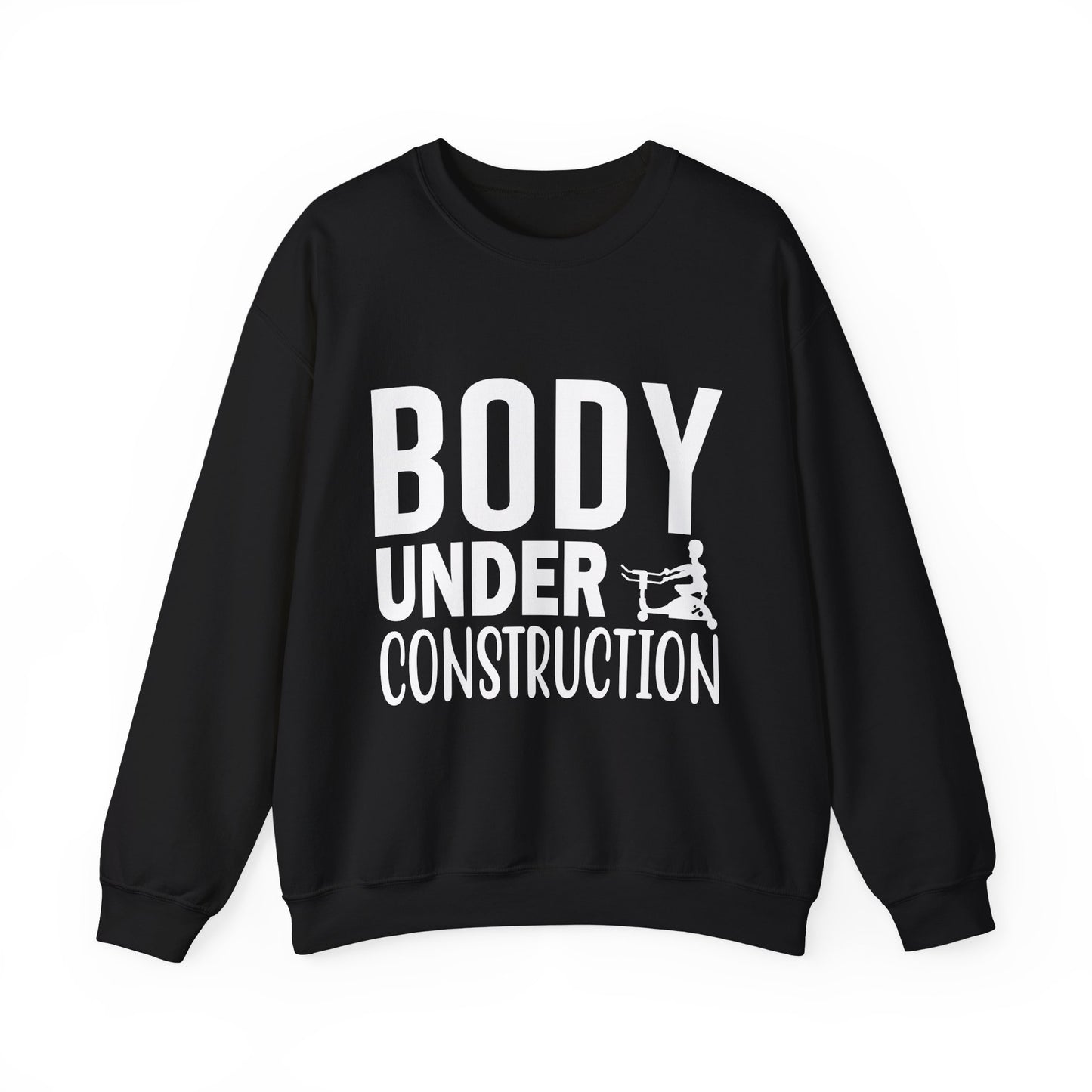 Body Under Construction Gym Crewneck Sweatshirt