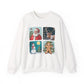 Santa, Reindeer, Snowman & Gingerbread Christmas Crewneck Sweatshirt - Samberule