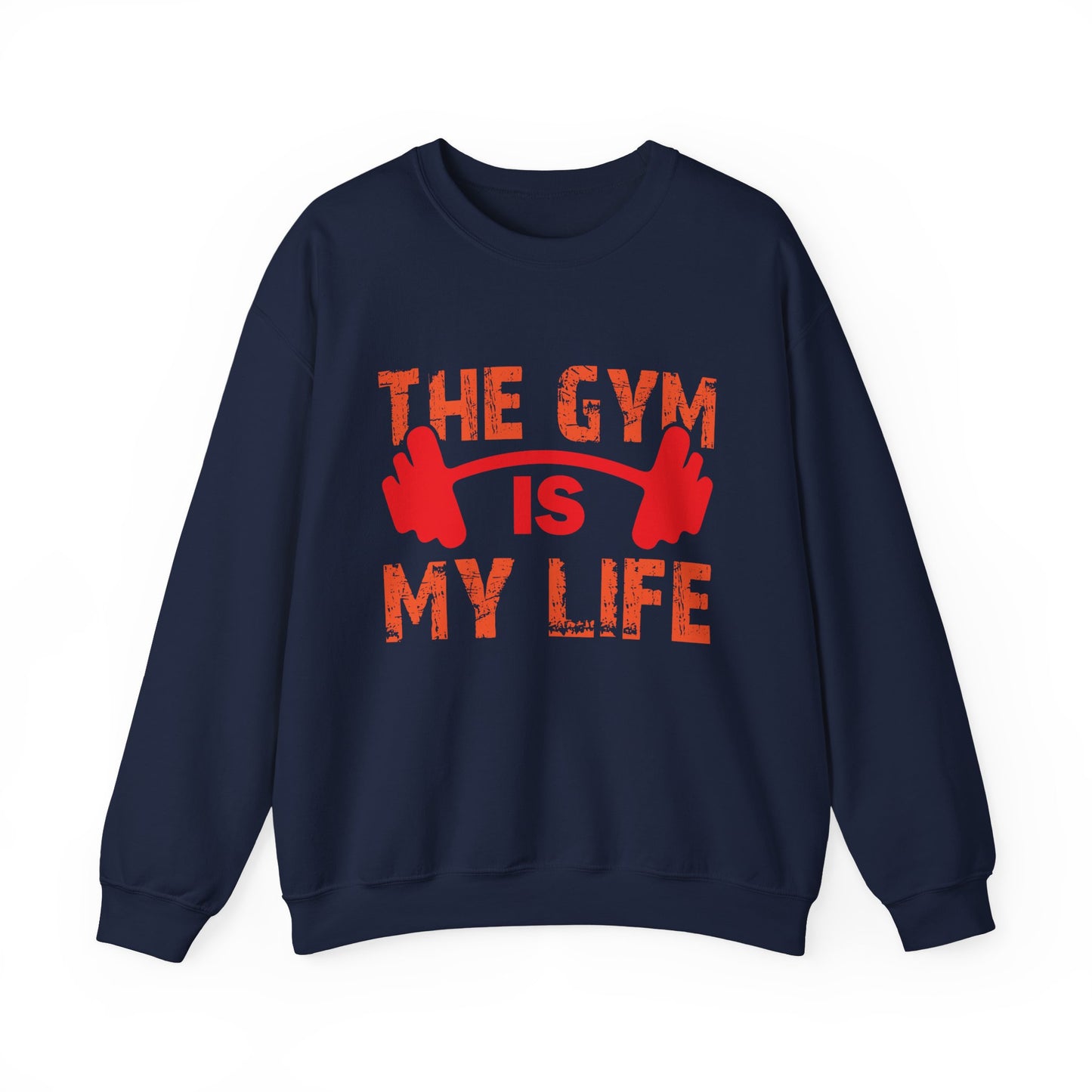 The Gym Is My Life Gym Crewneck Sweatshirt