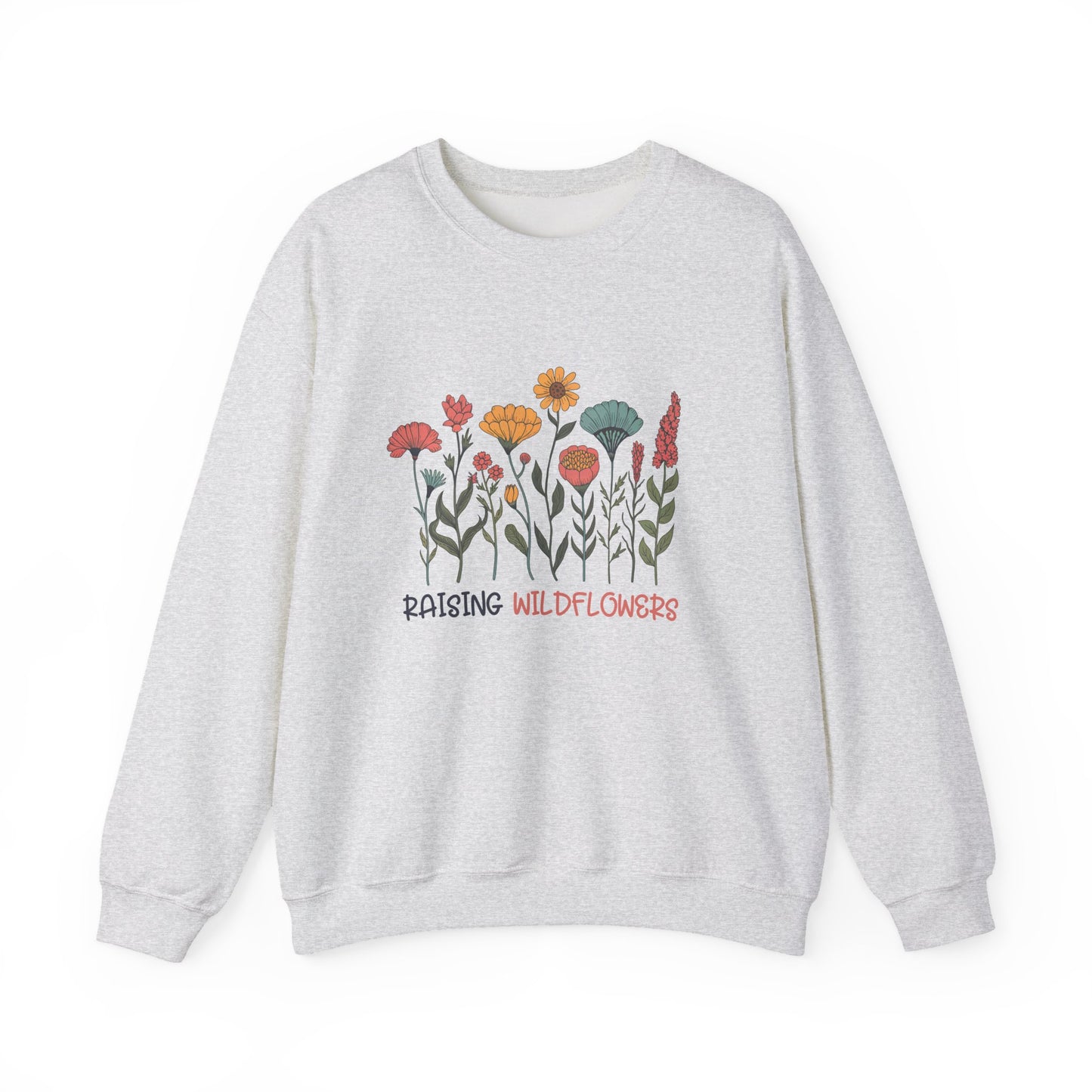 Raising Wildflowers Mental Health Crewneck Sweatshirt