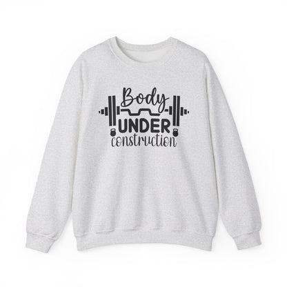 Body Under Construction Gym Crewneck Sweatshirt