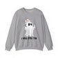 Playful Ghost Nurse Halloween Crewneck Sweatshirt - Samberule