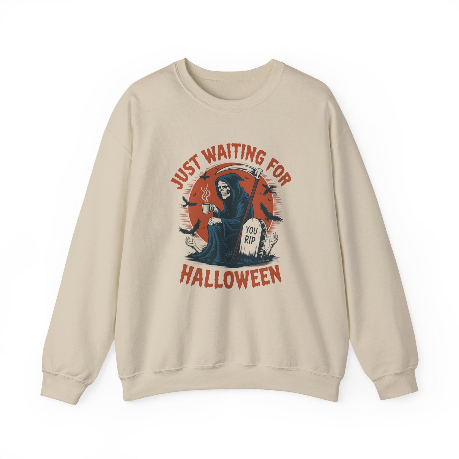 Just Waiting for Halloween Crewneck Sweatshirt - Samberule