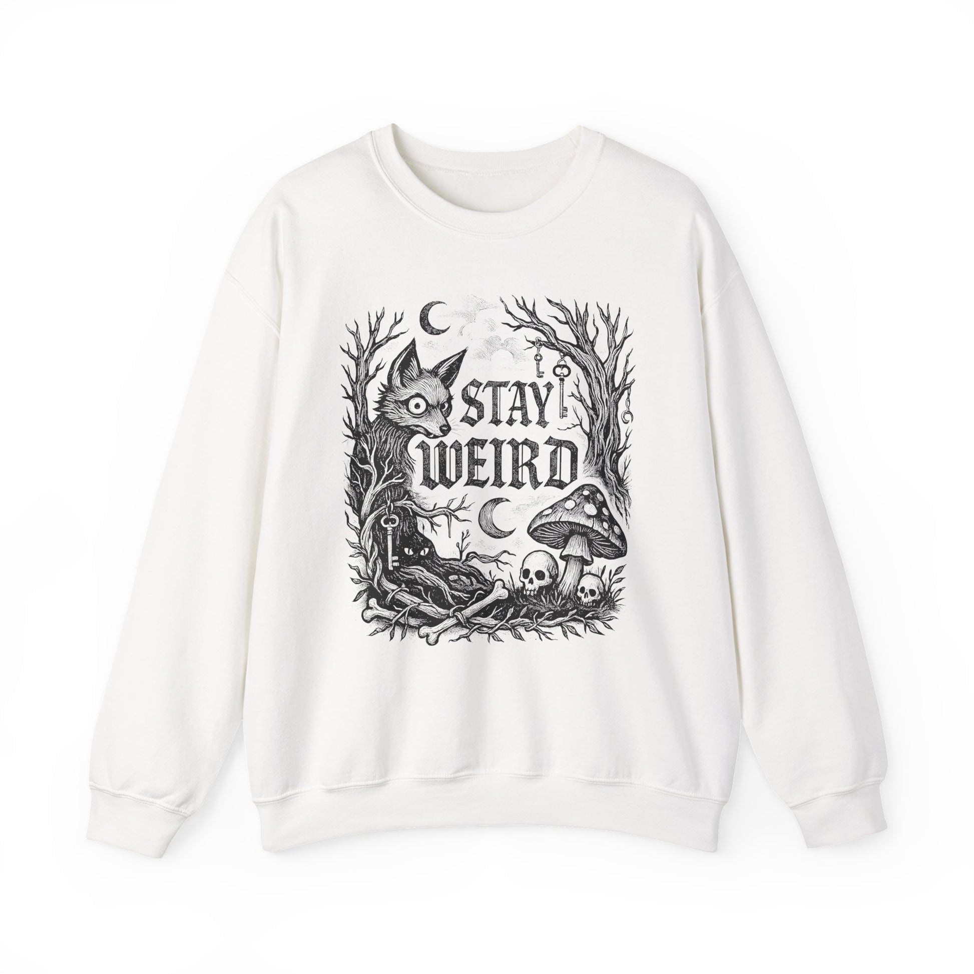 Stay Weird Halloween Crewneck Sweatshirt - Samberule