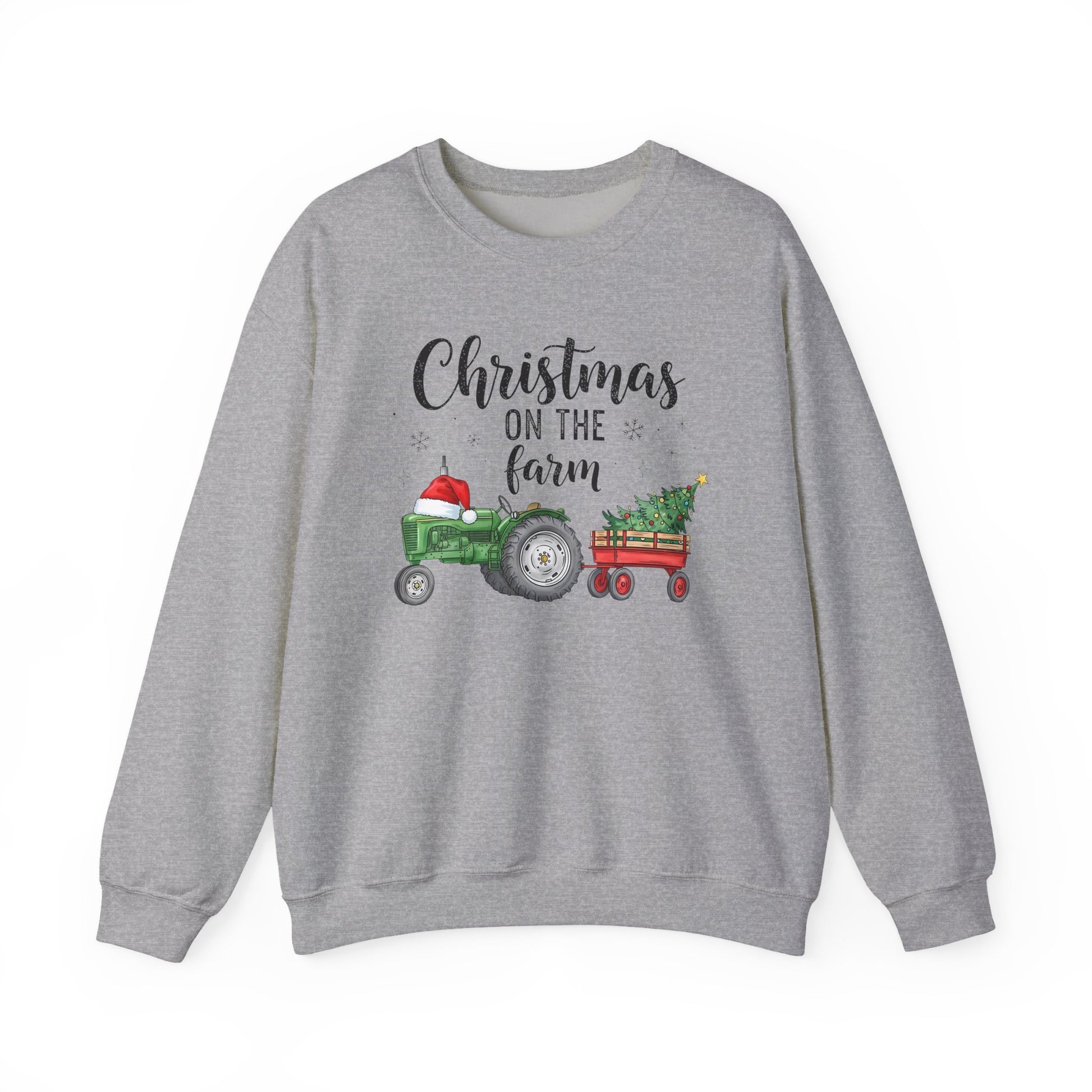 Christmas on the Farm Sweatshirt Christmas Crewneck Sweatshirt - Samberule