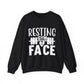 Resting Gym Face Gym Crewneck Sweatshirt