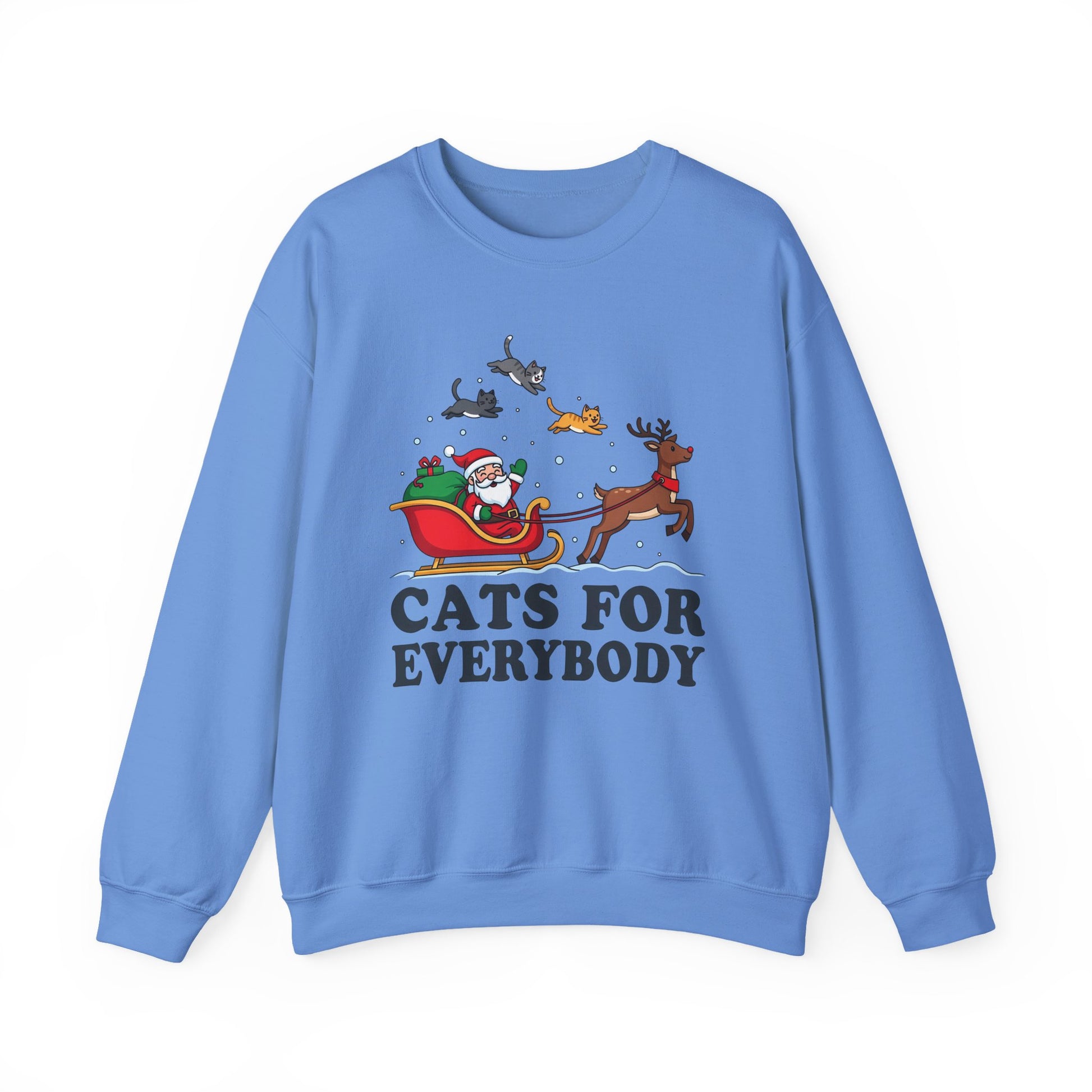 Cats For Everybody Christmas Crewneck Sweatshirt - Samberule