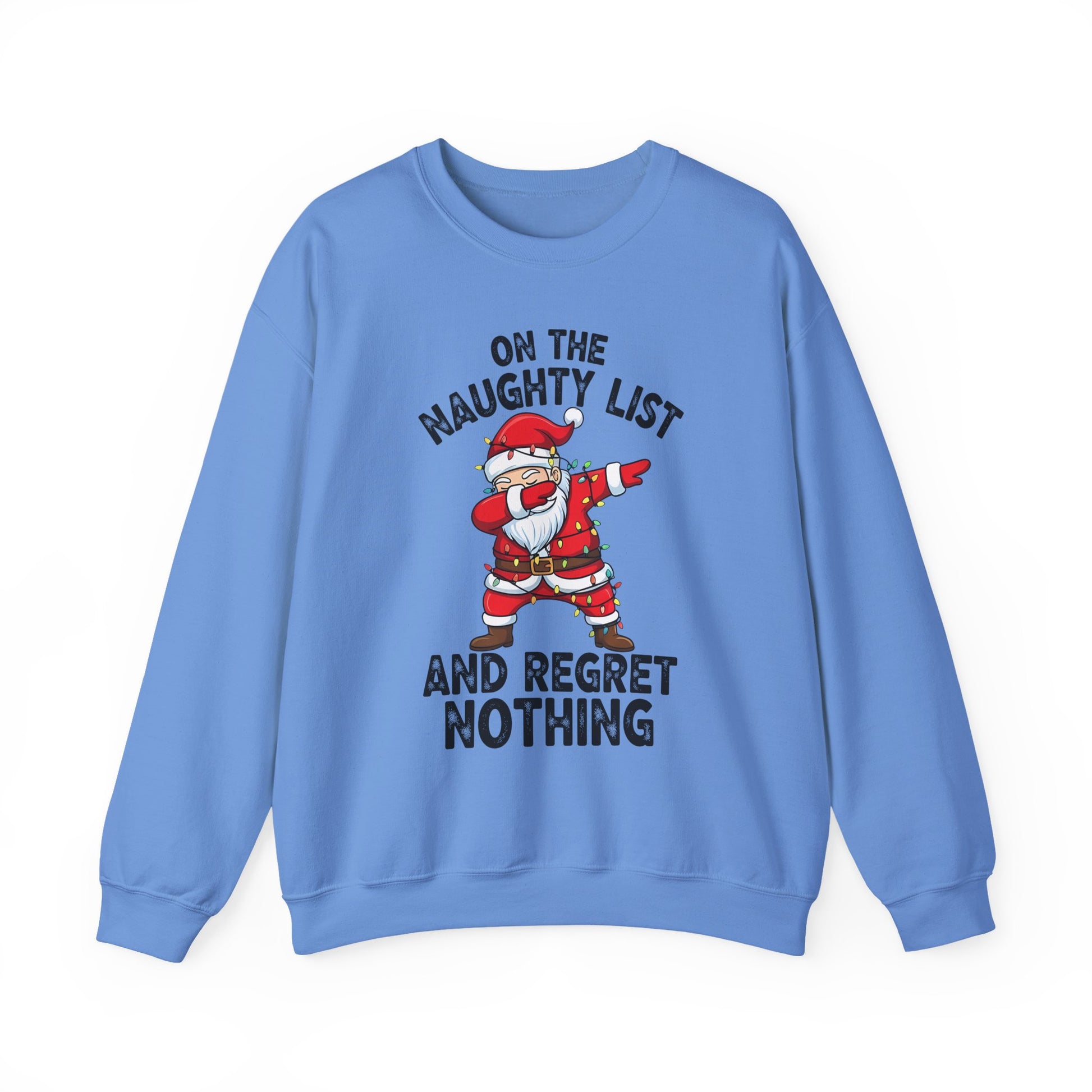 On The Naughty List Christmas Crewneck Sweatshirt - Samberule