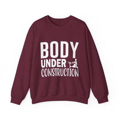 Body Under Construction Gym Crewneck Sweatshirt