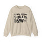 Aim High Squats Low Gym Crewneck Sweatshirt