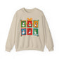 Funny Goose Preppy Christmas Crewneck Sweatshirt