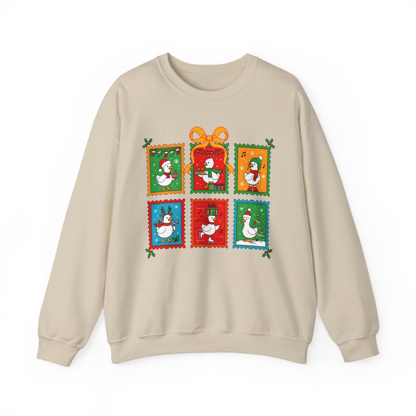 Funny Goose Preppy Christmas Crewneck Sweatshirt