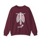 Pregnant Skeleton Halloween Crewneck Sweatshirt - Samberule