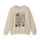 Lift Heavy Dream Big Gym Crewneck Sweatshirt