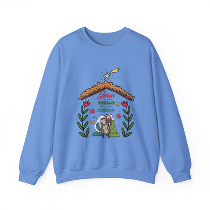 Jesus Is The Reason For The Season Christmas Crewneck Sweatshirt