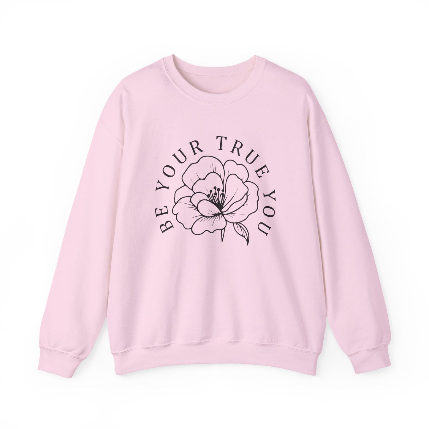 Be Your True You Mental Health Crewneck Sweatshirt