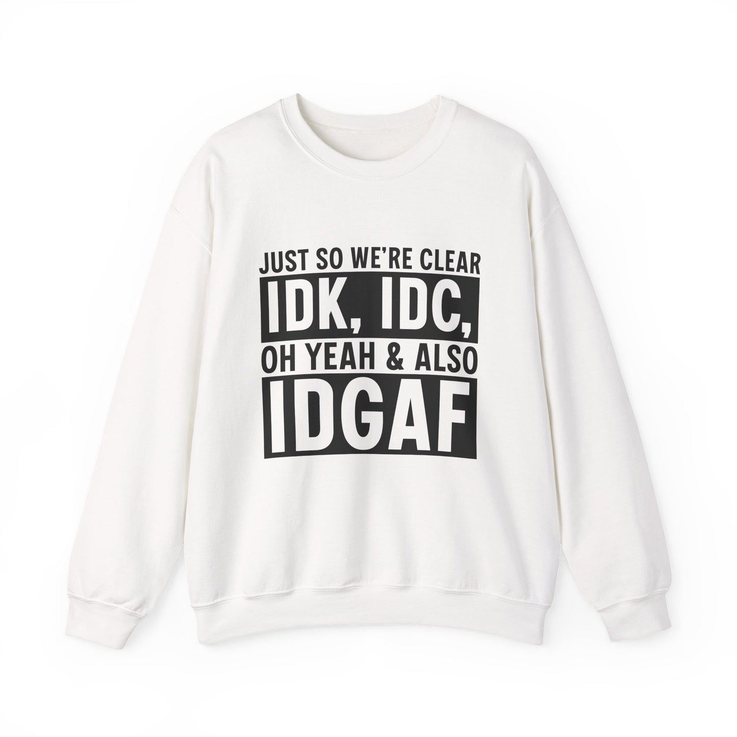 Casual Statement Sarcasm Crewneck Sweatshirt