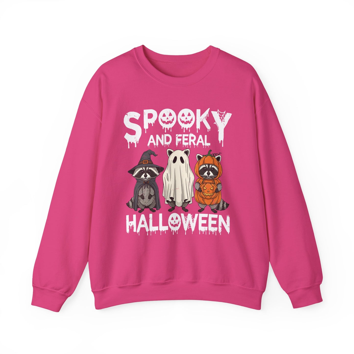 Spooky and Feral Halloween Crewneck Sweatshirt - Samberule