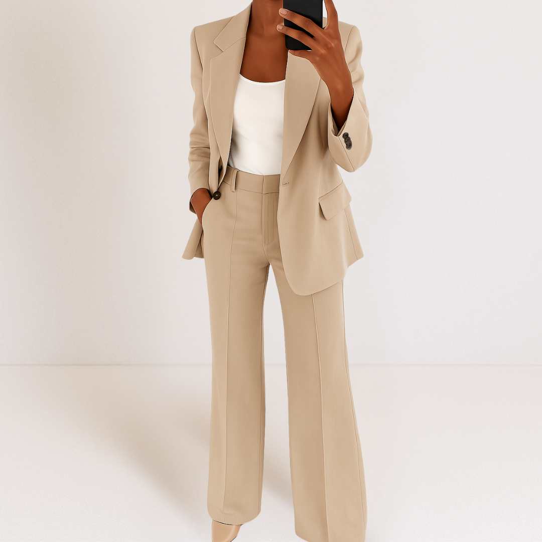 Elegant and Modern Two-piece Suit