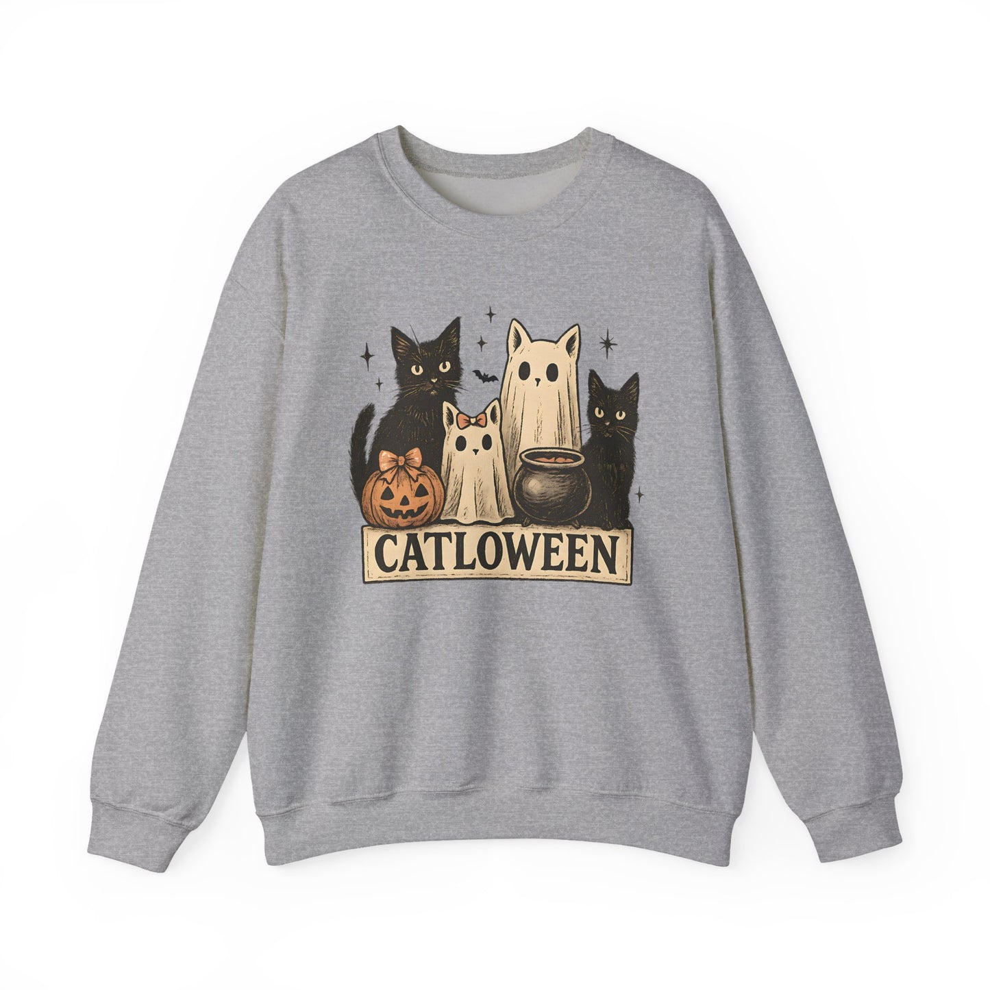 Catloween Halloween Crewneck Sweatshirt - Samberule