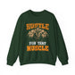 Hustle For That Muscle Gym Crewneck Sweatshirt