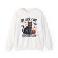 Black Cat Social Club Halloween Crewneck Sweatshirt - Samberule