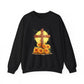 Christian Cross Sunflower Faith Crewneck Sweatshirt